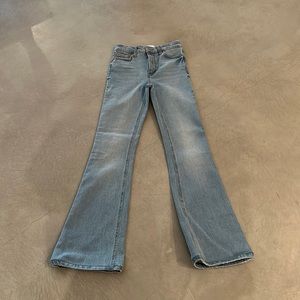 Zara high waisted flare jeans
